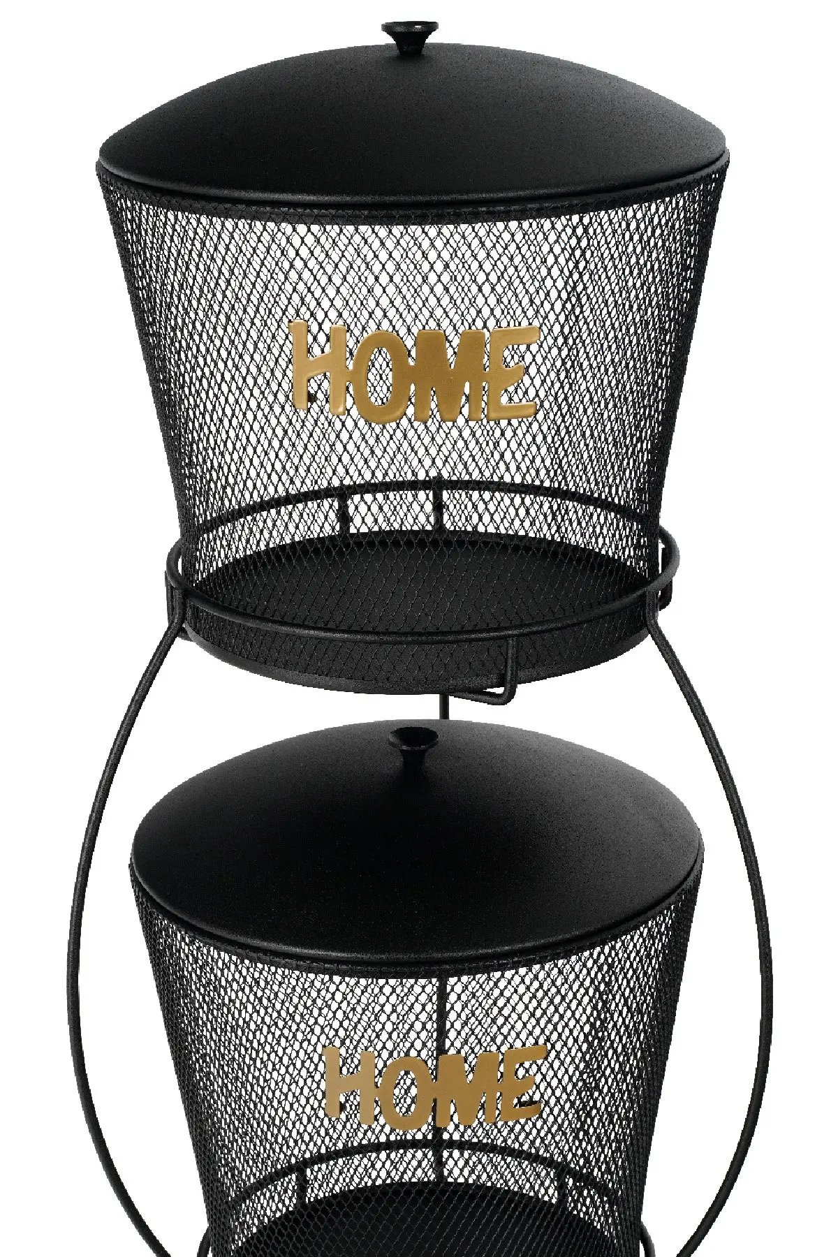 HOME ORGANİZER SEVİLYA 2 KATLI SİYAH - Görsel 3